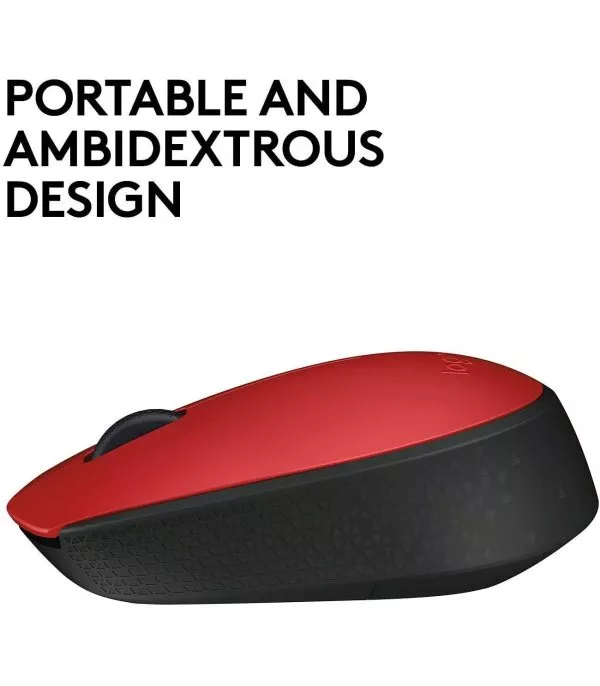 Logitech M171 Souris sans fil Rouge - 910-004641