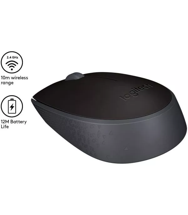 Logitech M171 Souris sans fil noire - 910-004424