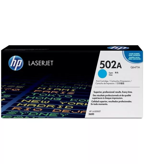 HP 502A Cyan Toner Laser Original - Q6471A