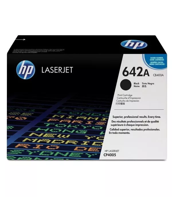 HP 642A Noir Toner Laser Original - CB400A
