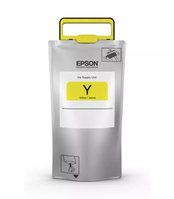 unite-dalimentation-en-encre-jaune-xxl-pour-epson-wfr8590-c13t869440 Unité d'alimentation en encre Jaune XXL pour Epson WF-R8590 (C13T869440)