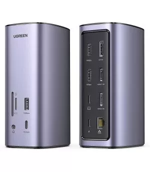 hub-usbc-ugreen-revodok-12-en-1-supporte-pd-power-delivery-100w-recharge-90325 station d'accueil multifonctionnelle 12-en-1 Ugreen Revodok (90325)