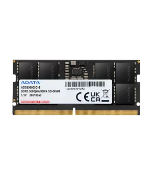 Barrette mémoire ADATA SO-DIMM 8GB DDR5-5600MHz (AD5S56008G-S)