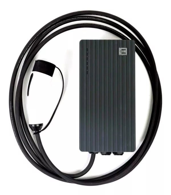 Borne de Recharge Teltonika TeltoCharge 22 kW Triphasée – Câble Type 2 (5m) (EVC1211P1000)