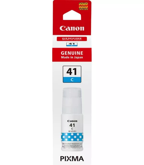 bouteille-d-encre-canon-gi-41c-cyan-d-origine-4543c001aa Canon GI-41C Cyan Bouteille d'encre d'origine - 4543C001AA