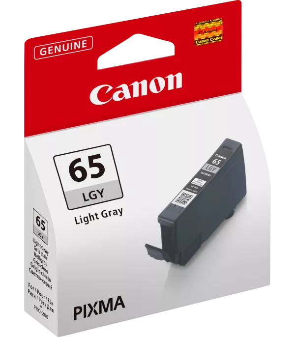 Canon CLI-65LGY gris clair - Cartouche d'encre Canon d'origine (4222C001AA)