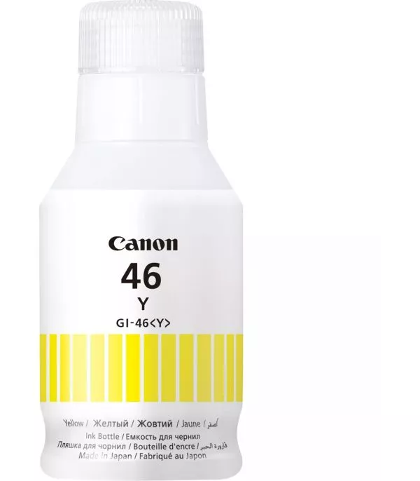 Canon GI-46Y Jaune - Bouteille d'encre Canon d'origine (4429C001AA)