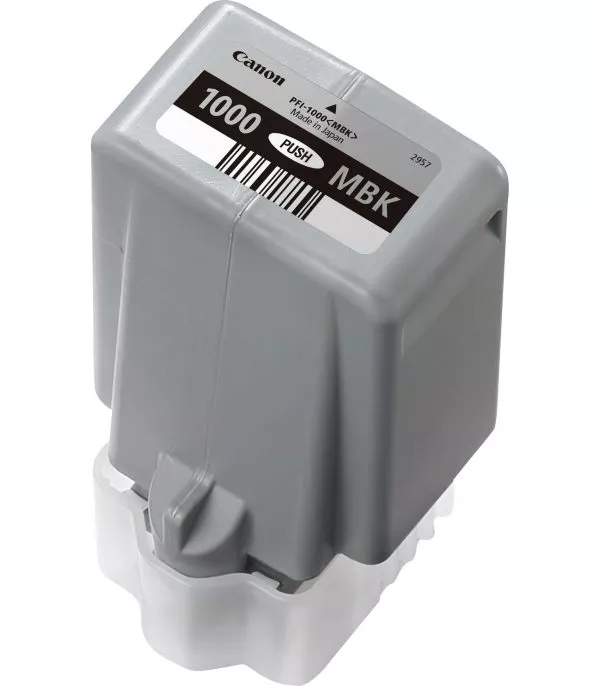 Canon PFI-1000MBK Noire mate - Cartouche d'encre Canon d'origine (0545C001AA)