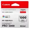Canon PFI-1000PGY Gris Photo - Cartouche d'encre Canon d'origine (0553C001AA)