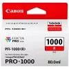 Canon PFI-1000R Rouge - Cartouche d'encre Canon d'origine (0554C001AA)