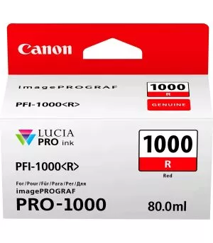 Canon PFI-1000R Rouge - Cartouche d'encre Canon d'origine (0554C001AA)