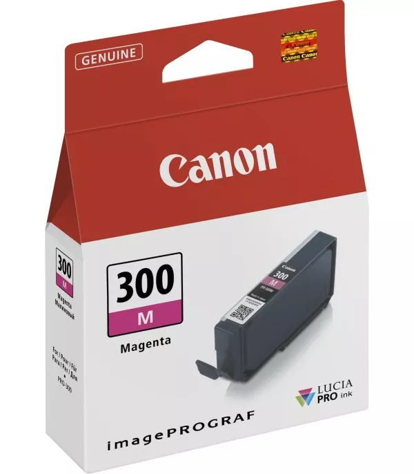 Canon PFI-300M Magenta - Cartouche d'encre Canon d'origine (4195C001AA)