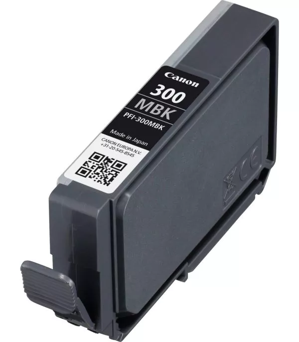 Canon PFI-300MBK Noir mat - Cartouche d'encre Canon d'origine (4192C001AA)