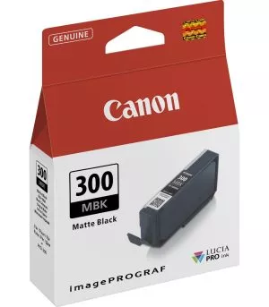 Canon PFI-300MBK Noir mat - Cartouche d'encre Canon d'origine (4192C001AA)