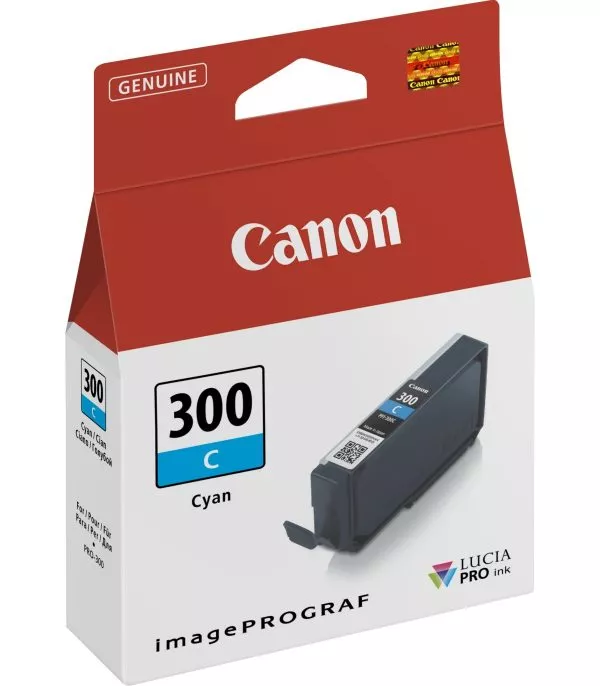 canon-pfi-300pc-cyan-photo-cartouche-d-encre-canon-d-origine-4194c001aa Canon PFI-300PC Cyan photo - Cartouche d'encre Canon d'origine (4194C001AA)