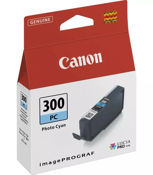 canon-pfi-300pc-cyan-photo-cartouche-d-encre-canon-d-origine-4197c001aa Canon PFI-300PC Cyan photo - Cartouche d'encre Canon d'origine (4197C001AA)