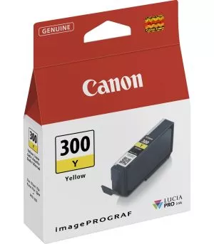 Canon PFI-300Y Jaune - Cartouche d'encre Canon d'origine (4196C001AA)