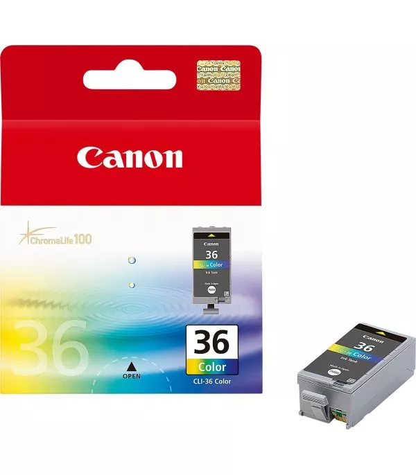 Cartouche d'encre Canon CLI-36 Couleurs - 1511B001AF