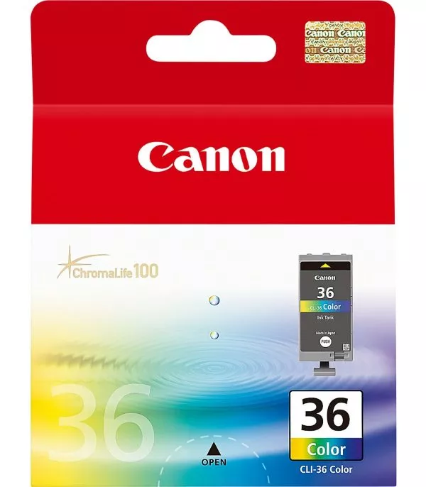 Cartouche d'encre Canon CLI-36 Couleurs - 1511B001AF