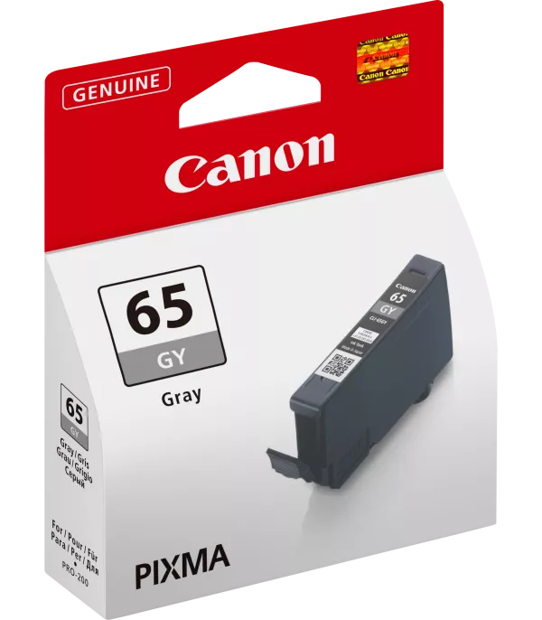 Canon CLI-65GY Gris - Cartouche d'encre Canon d'origine (4219C001AA)