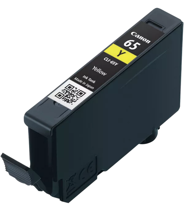 Canon CLI-65Y Jaune - Cartouche d'encre Canon d'origine (4218C001AA)