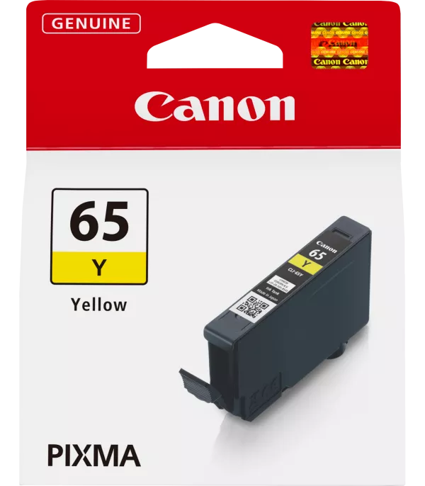 Canon CLI-65Y Jaune - Cartouche d'encre Canon d'origine (4218C001AA)