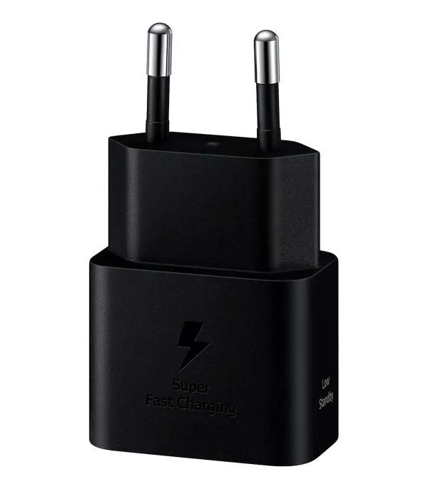 Chargeur Mural Samsung 25W USB-C avec Câble USB-C à USB-C Noir (EP-T2510XBEGWW)