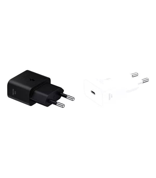 Chargeur Mural Samsung 25W USB-C avec Câble USB-C à USB-C Noir (EP-T2510XBEGWW)