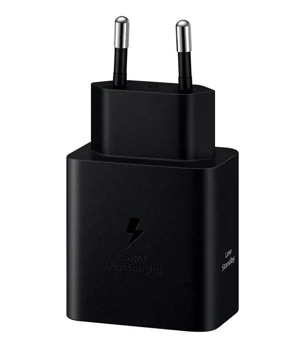 Chargeur mural Samsung 45W USB-C avec câble USB-C 1,8 m, noir – (EP-T4511XBEGWW)