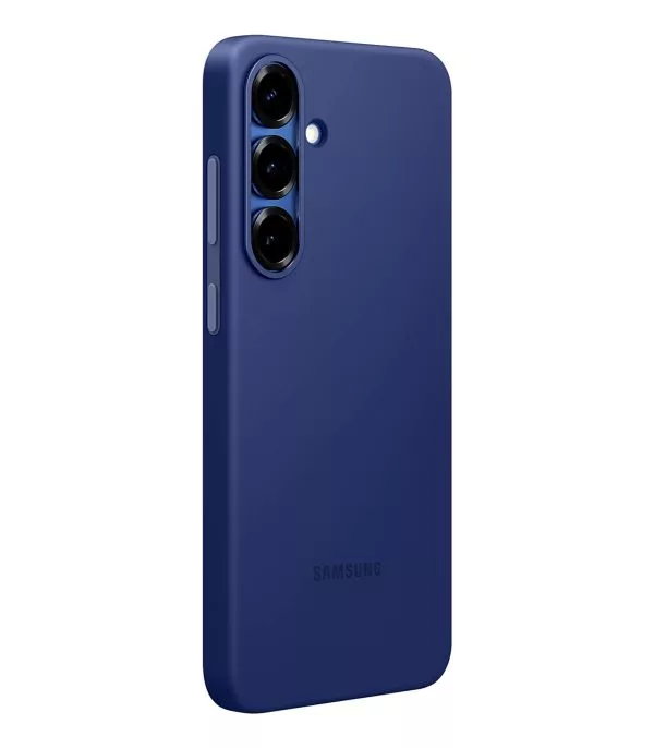 Coque Silicone Samsung Galaxy S25+ – Bleu Marine – Étui Slim Soft-Touch (EF-PS936CNEGWW)