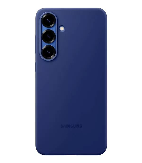 Coque Silicone Samsung Galaxy S25+ – Bleu Marine – Étui Slim Soft-Touch (EF-PS936CNEGWW)