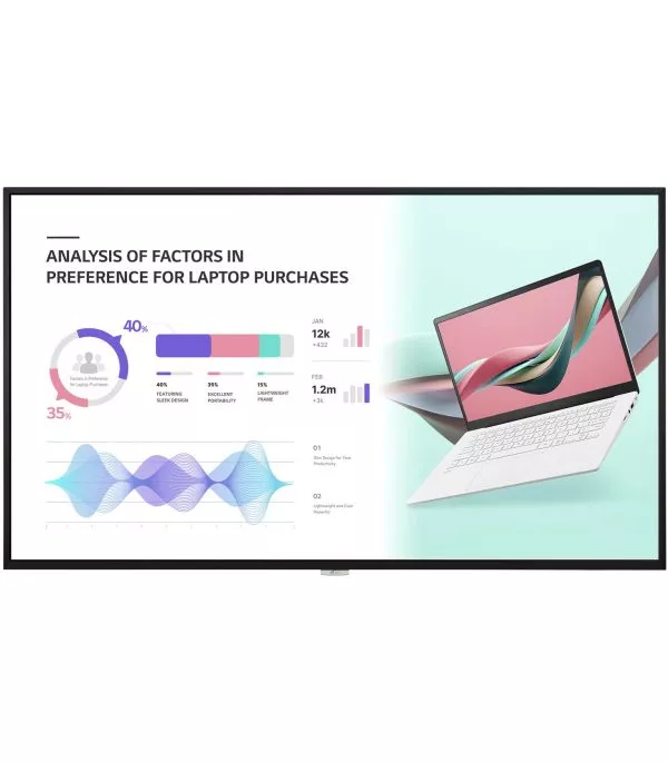 Écran d'affichage standard LG 55" UHD 4K (55UH5J-H)