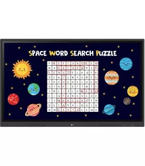 Écran tactile d'affichage interactif LG 75" UHD 4K (75TR3DK-B)