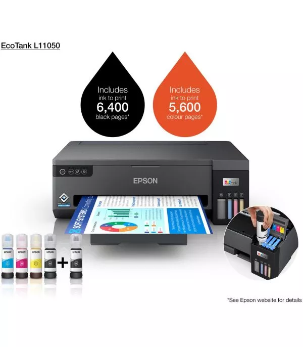 Epson EcoTank L11050 Imprimante A3 à réservoirs rechargeables (C11CK39403)