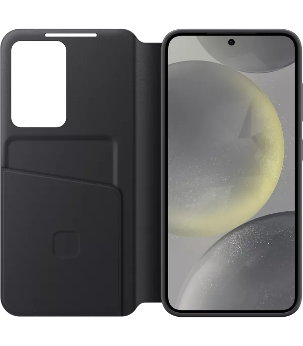 Étui Smart View avec porte-carte Samsung pour Galaxy S24 (EF-ZS921CBEGWW)