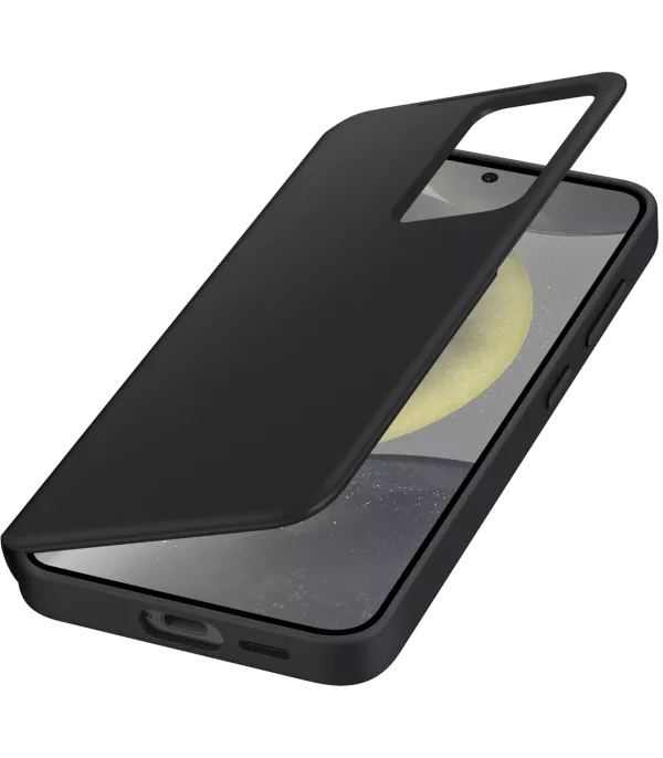 Étui Smart View avec porte-carte Samsung pour Galaxy S24 (EF-ZS921CBEGWW)