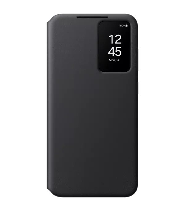 Étui Smart View avec porte-carte Samsung pour Galaxy S24+ (EF-ZS926CBEGWW)