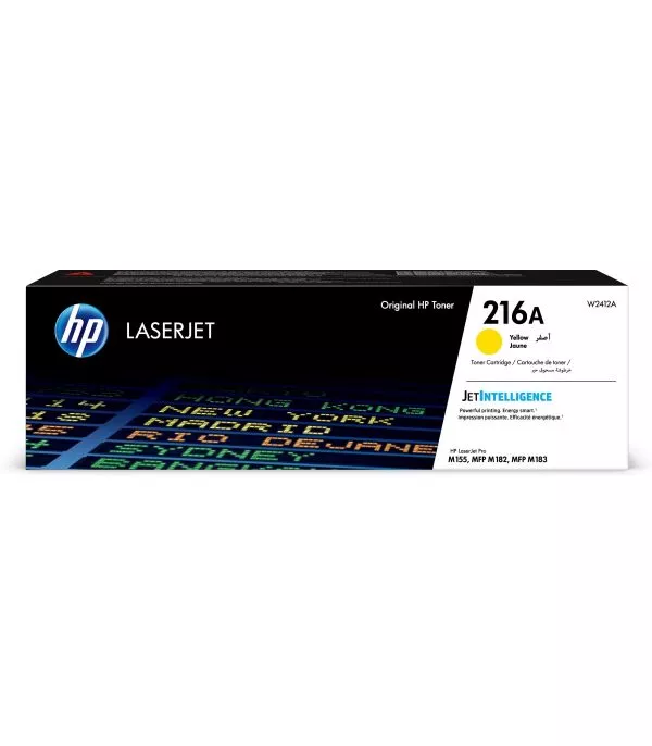 hp-216a-jaune-toner-original-w2412a HP 216A Jaune Toner Laser original - W2412A