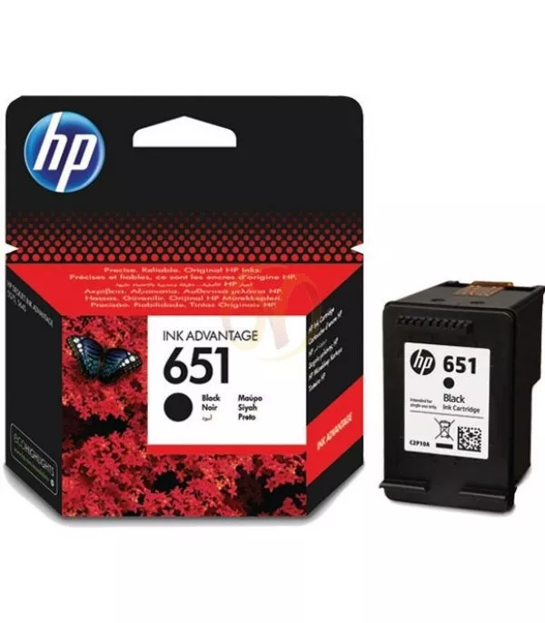 hp-651-noir-pigmente-cartouche-dencre-originale-c2p10ae HP 651 noir (pigmenté) Cartouche d'encre originale - C2P10AE