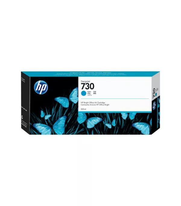 HP 730 Cyan Cartouche d'encre originale - P2V68A