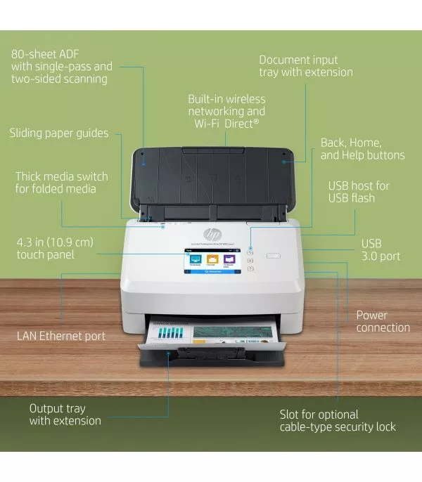 Scanner HP ScanJet Enterprise Flow N7000 snw1 (6FW10A)