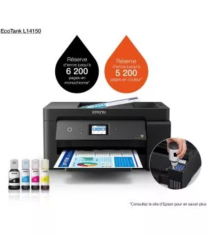 Epson EcoTank L14150 Imprimante A3+ multifonction rechargeable - (C11CH96403)