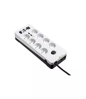 Multiprise parasurtenseur Eaton Boîtier de Protection PB8TUF 8 prises avec 2 portes de téléphone