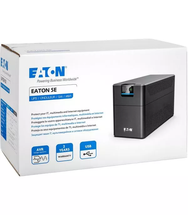 Onduleur Line-interactive Eaton 5E 1600 USB Gen2 - 900 W / 1600 VA - 4 prises FR (5E1600UF)