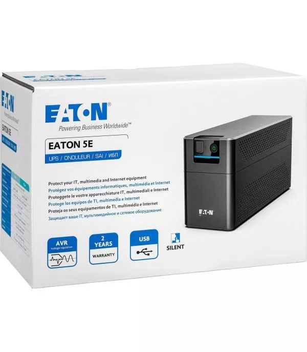 onduleur-lineinteractive-eaton-5e-gen2-usb-gen2-360-w-700-va-2-prises-fr-5e700uf-4 Onduleur Line-interactive Eaton 5E Gen2 USB Gen2 - 360 W / 700 VA - 2 prises FR (5E700UF)