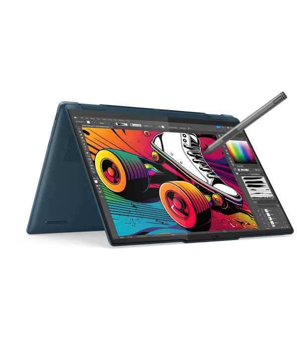 ordinateur-portable-lenovo-yoga-7-2in1-convertible-14iml9-83dj0059fe Lenovo Yoga 7 2-in-1 14IML9 – PC Portable Tactile Full HD, Intel Core i7, Convertible Ultra Fin (83DJ0059FE)