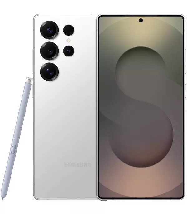 SAMSUNG Galaxy S25 Ultra 5G Dual Sim Titanium White silver (12GB 256GB) (SM-S938BZSIMWD)