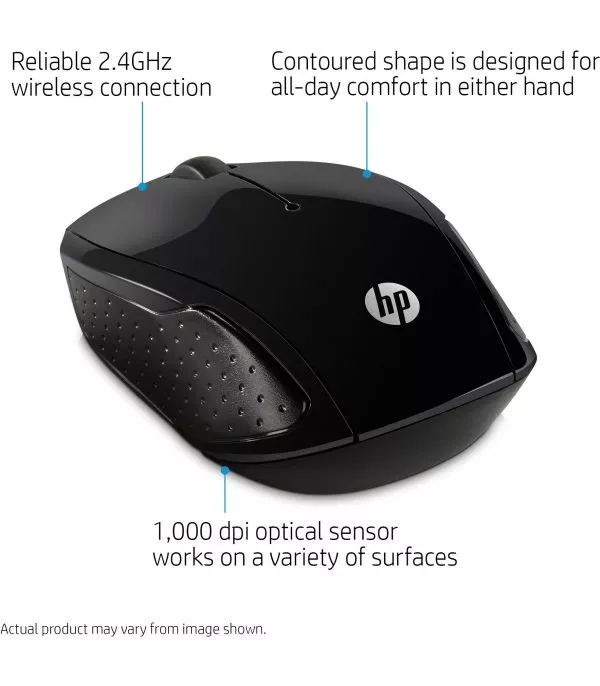 Souris HP Sans Fil 200 - X6W31AA