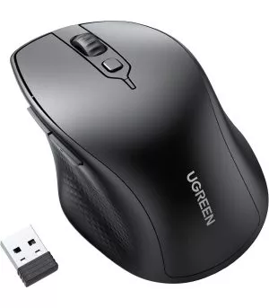 Souris sans fil Bluetooth Ugreen Silencieuse Ergonomique 2,4GHz (90395)