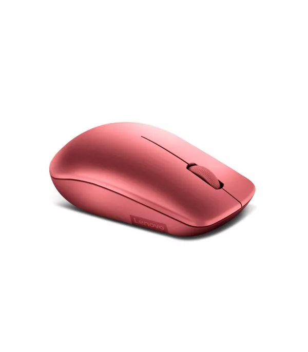 Souris sans fil Lenovo 530 rouge cerise – 1200 DPI, USB Nano, ambidextre (GY50Z18990)